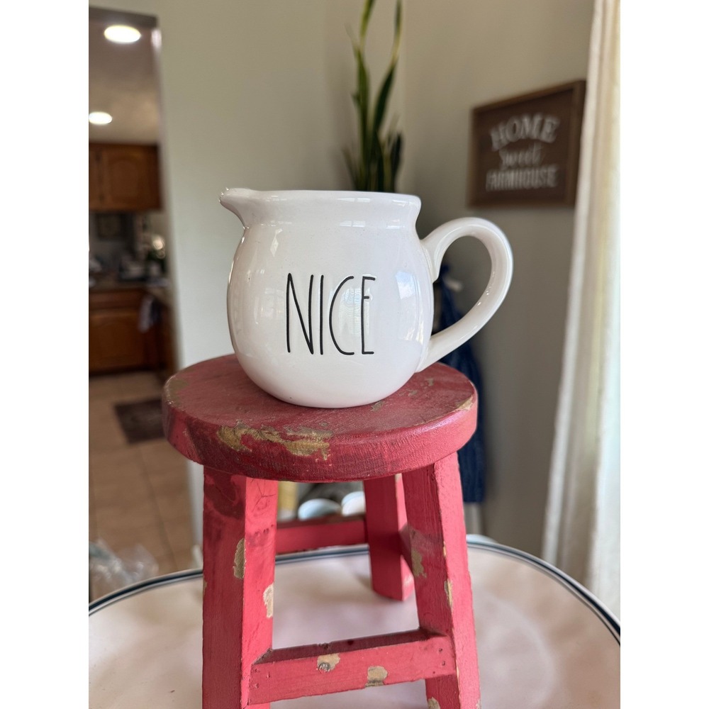 Rae Dunn NICE creamer LL pottery